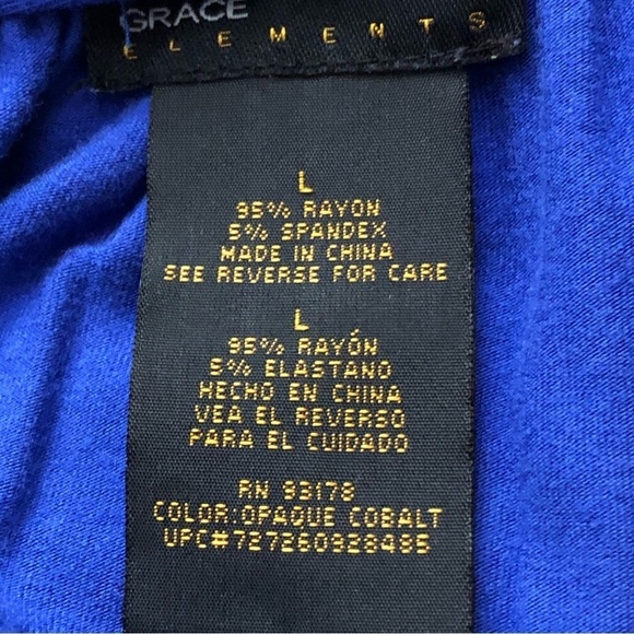 Grace Elements Open Cardigan Gathered Ruched Long Sleeves - Picture 5 of 6